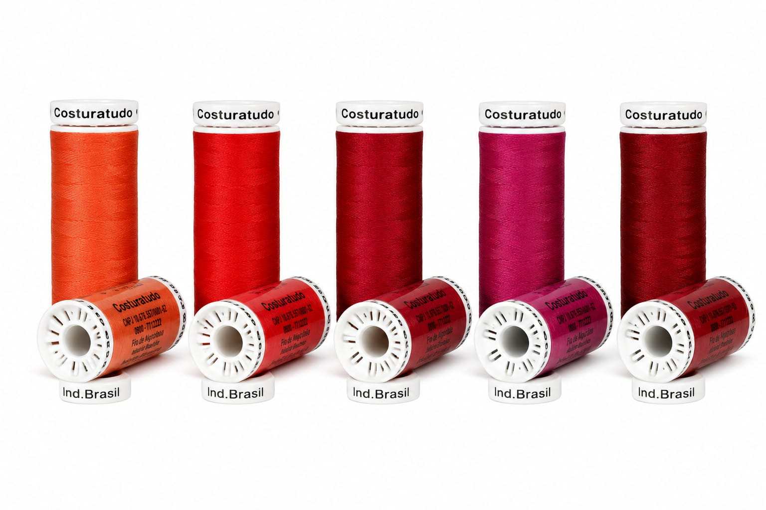 LINHA COSTURA COSTURATEX VERMELHOS